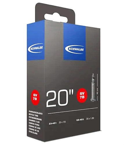 Schwalbe Schlauch FV SV7B 20 schmal 23 25-451 (extra leicht)