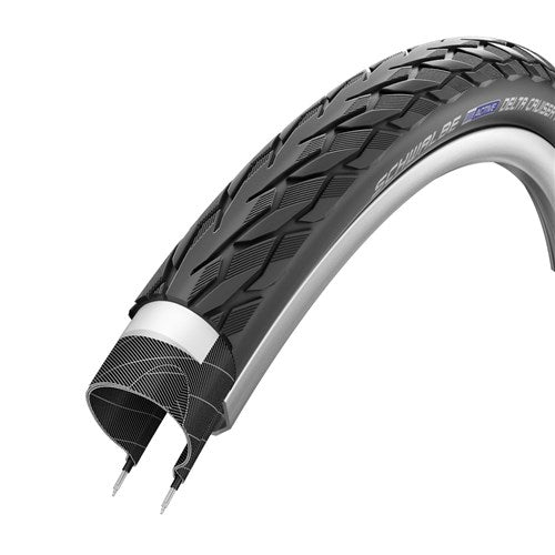 Schwalbe Delta Cruiser plus 28x15 8x13 8 37-622 28x1.40 Schwarzer Reflex