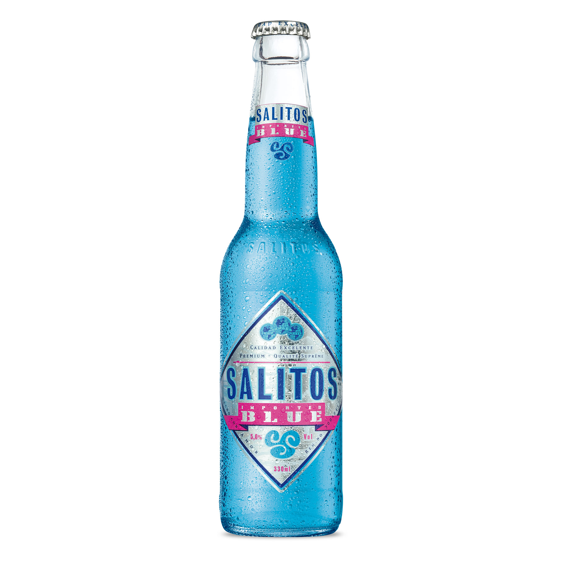 Salitos blaue Flasche 5% (24x 33cl)