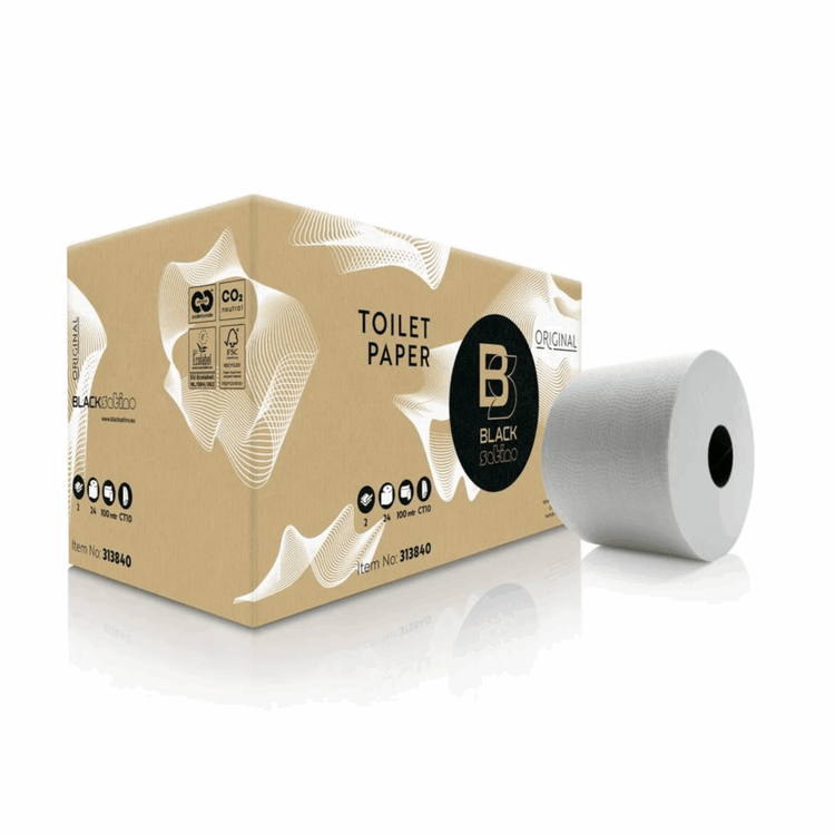 Satino Toilettenpapier Satino Black Box 24 Rollen ab 100 m