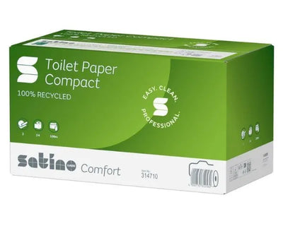 Satino Comfort Toilettenpapier Kompaktrolle 2 Lagen (24x100 Meter)