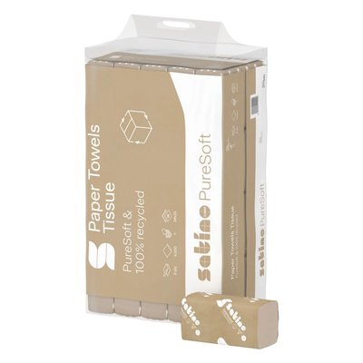 Satino puresoft Handtuchpapier V-Faltung 24x23 cm (4000 Stück)