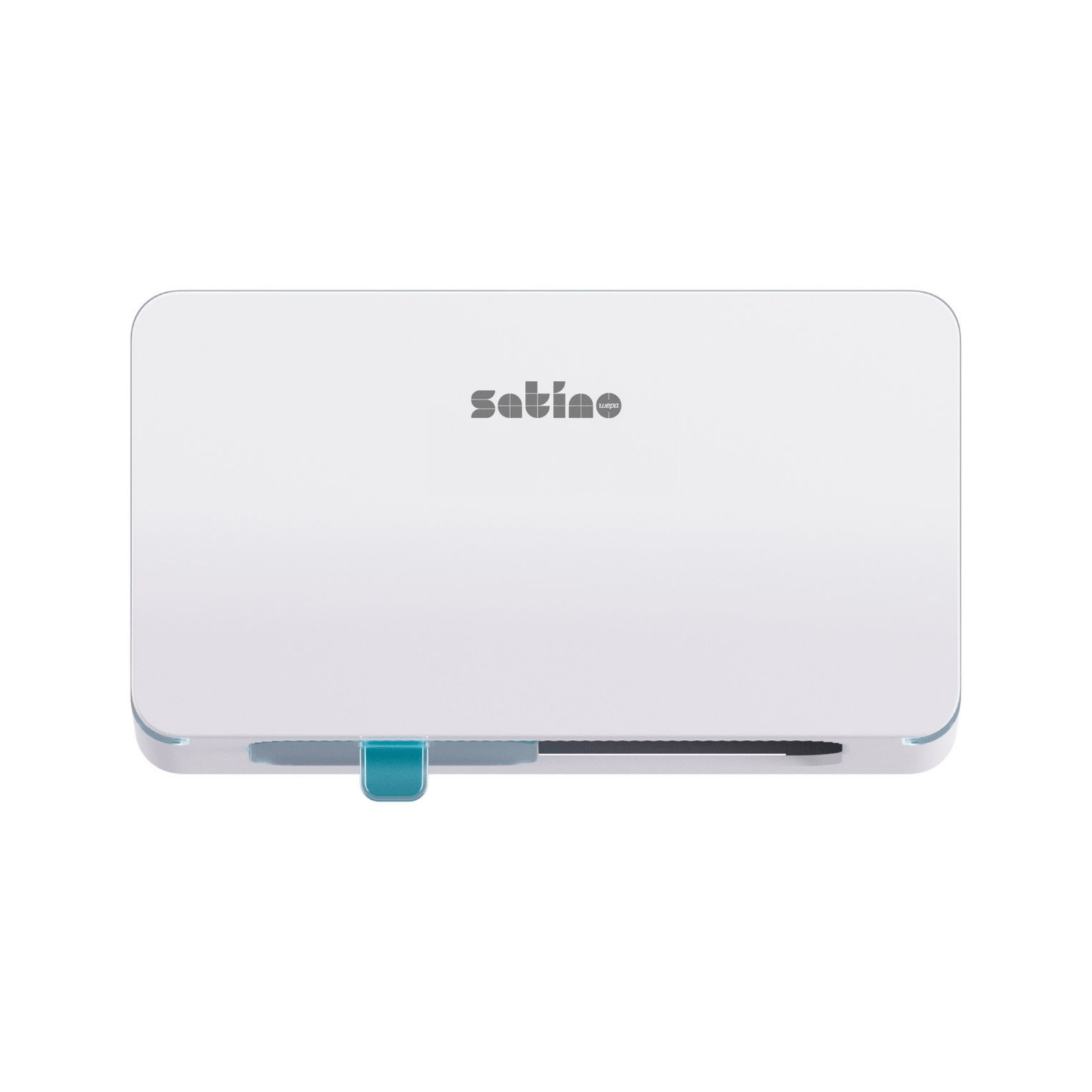 Satino Toilettenpapierspender horizontale Doppelrolle weiß