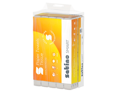 Satino Smart Handtuch V-Faltung 2-lagig 24x23cm (4000 Stück)