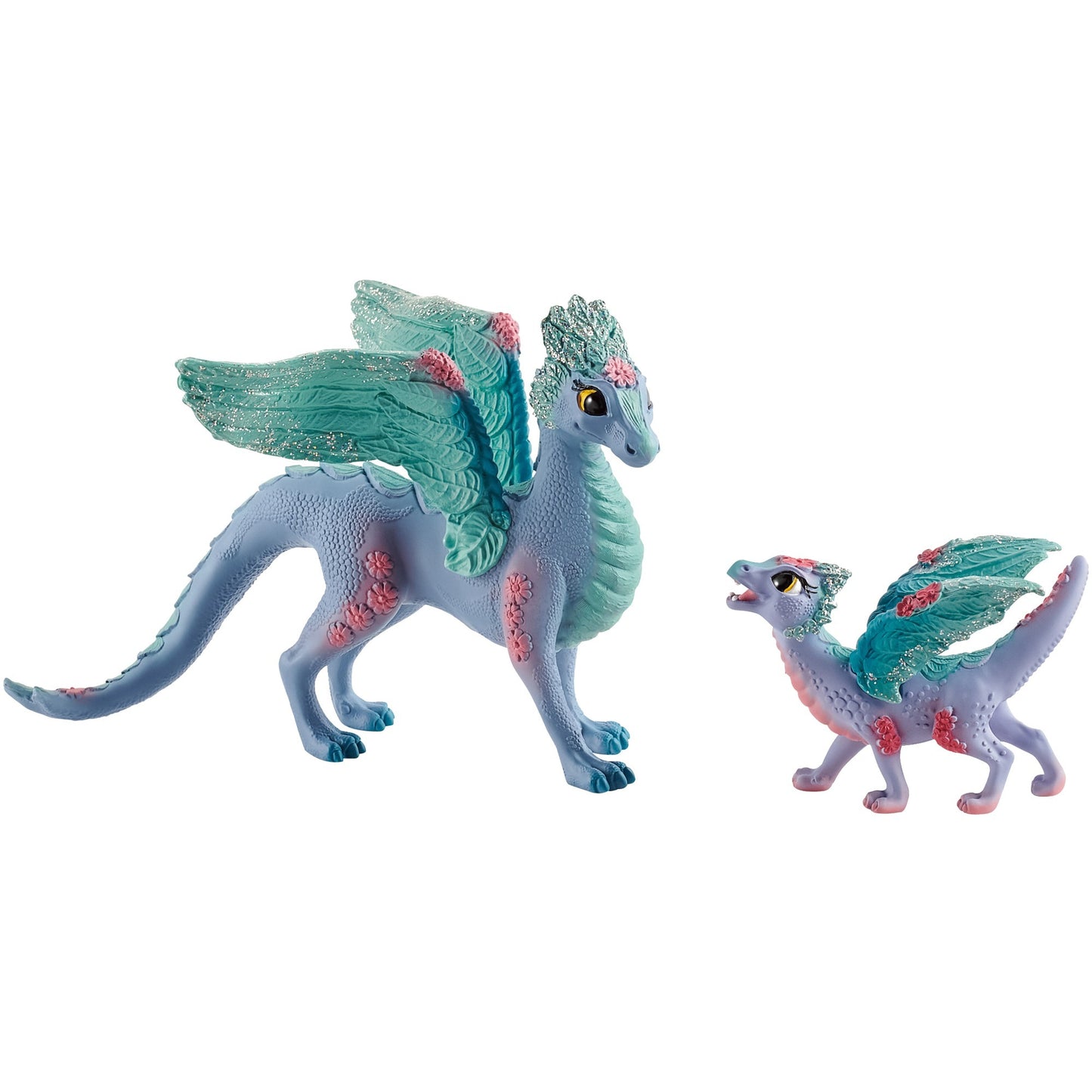 Schleich Bayala Bloemendrakenmama und Baby
