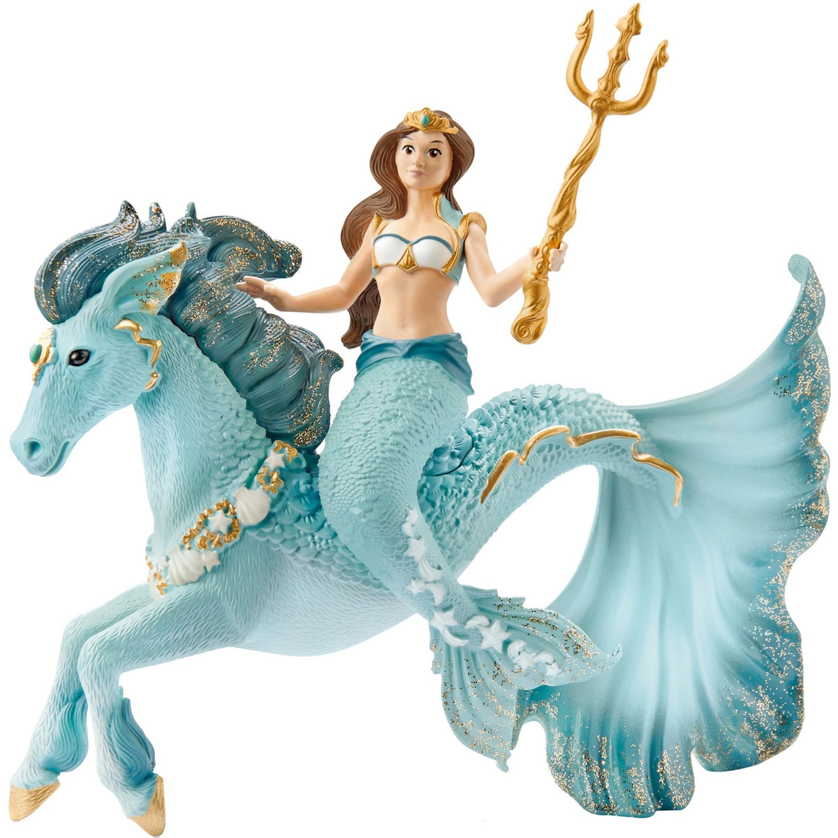 Schleich Bayala Mermaid Eyela auf Unterwasserpferd