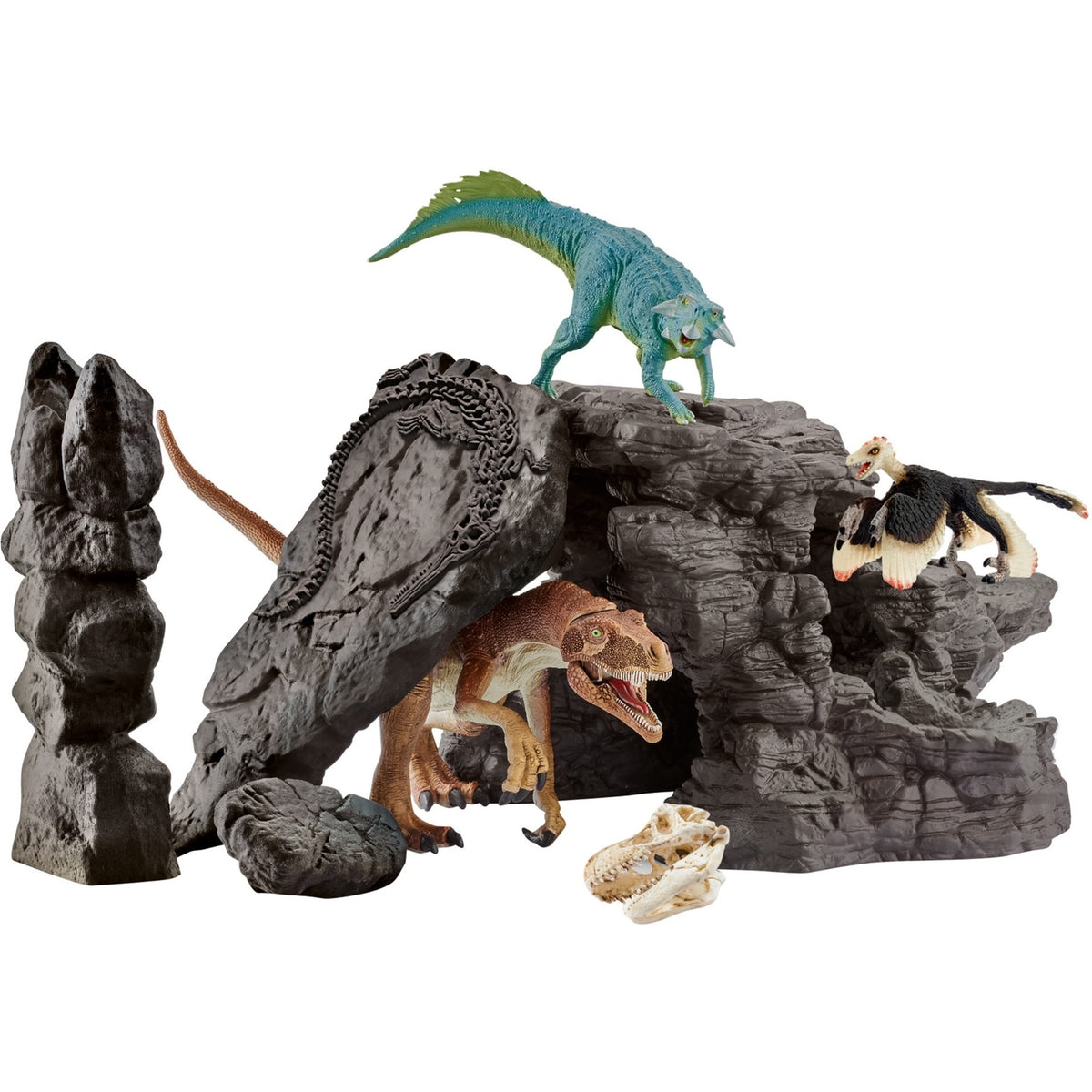 Schlich Dinosaurier spielt mit Höhle 41461