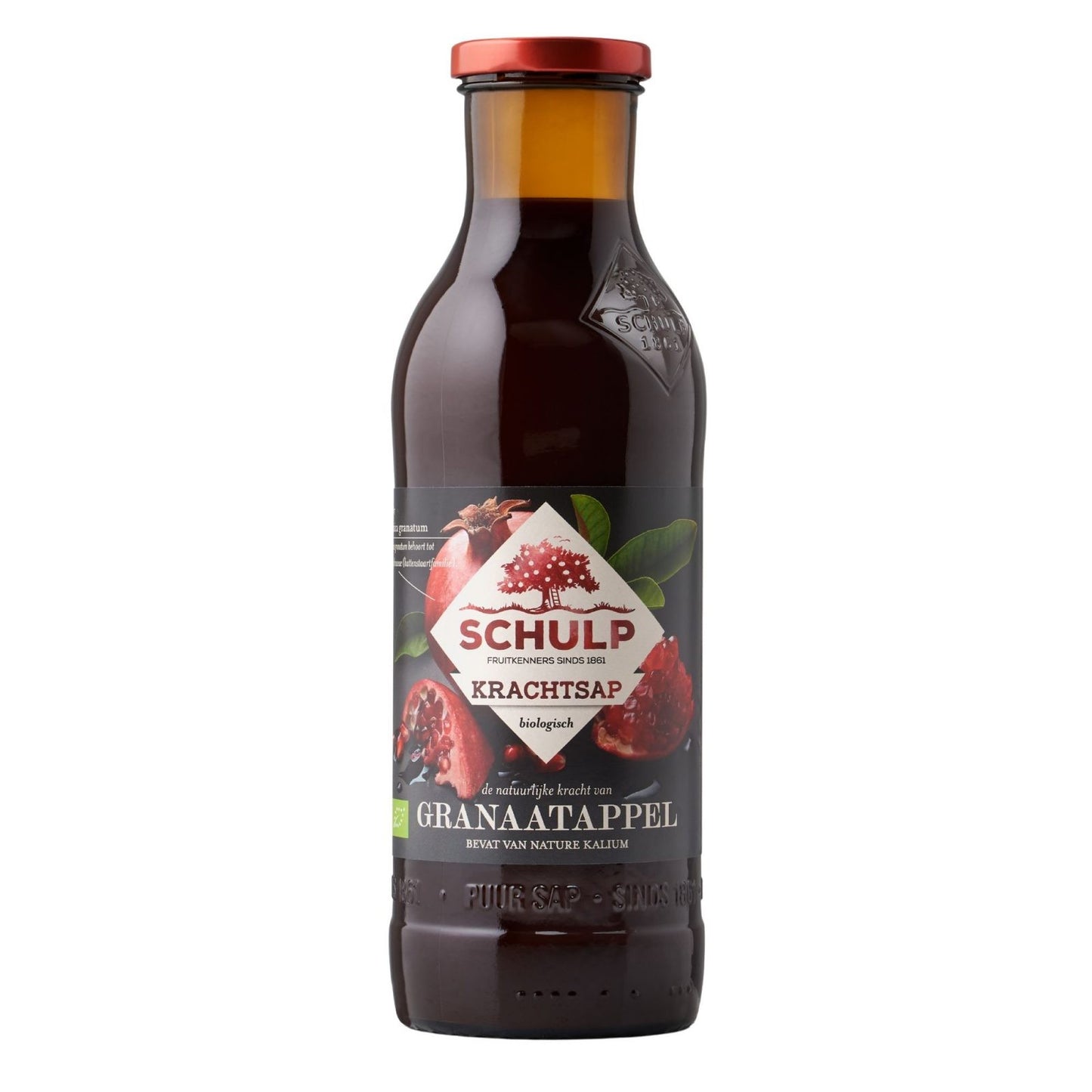 Schulp Powersaft Granatapfelsaft pur Bio Flasche (6x 0,75 Liter)