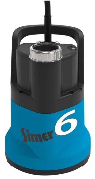 Simer 6 Tauchpumpe (Flachsauger) 100 l min