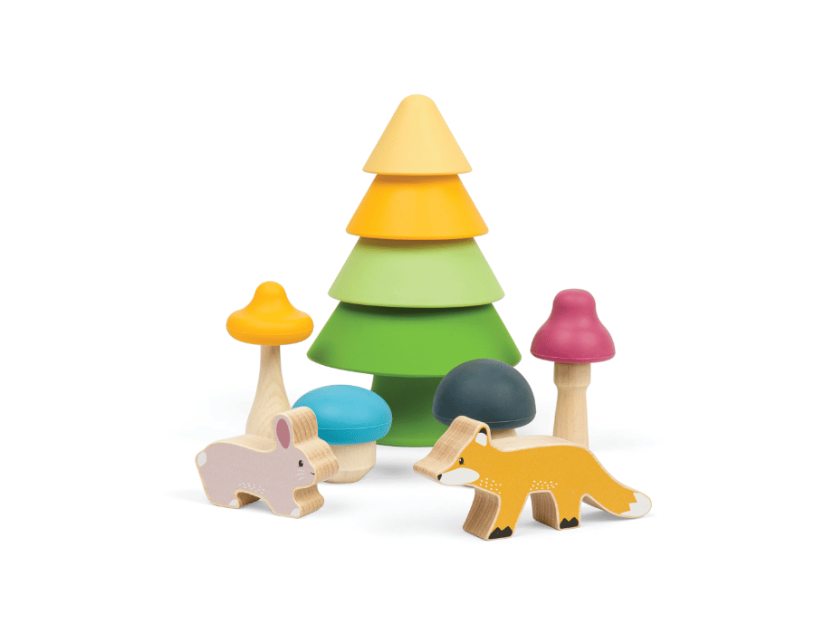 Bigjigs Stapel Game Forest Freunde aus 12 Monaten