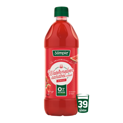 Slimpie Sirup Wassermelone Erdbeere zuckerfrei (6x 650 ml)