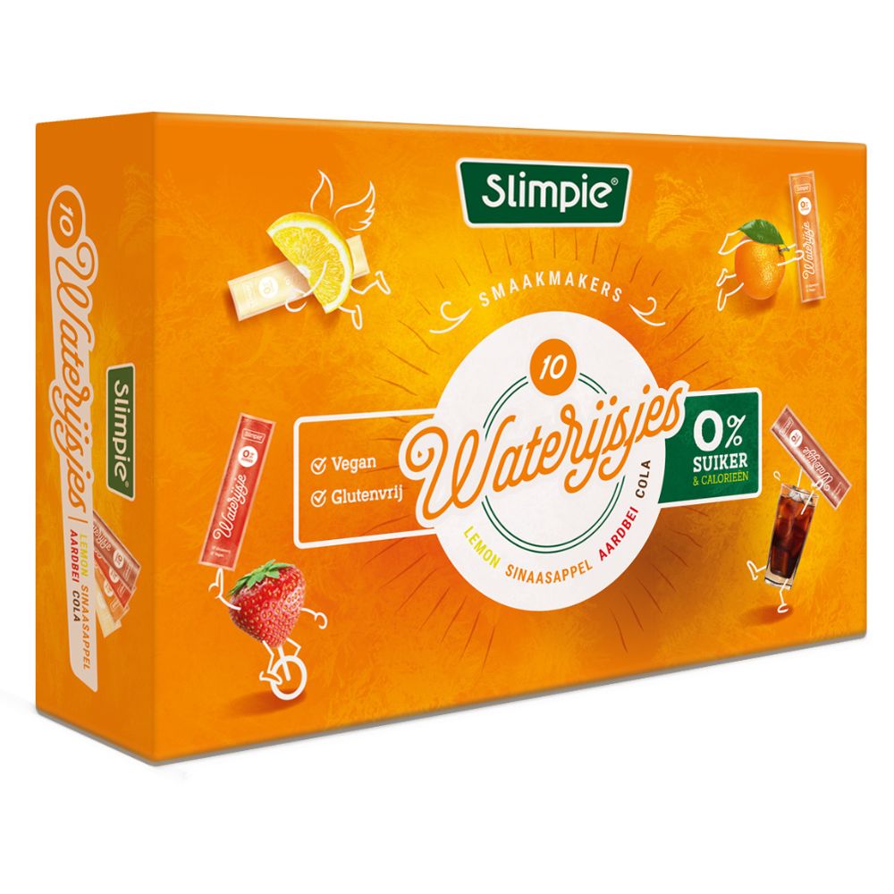 Slimpie-Eiscreme 0% Zucker (12x 10 Stück)