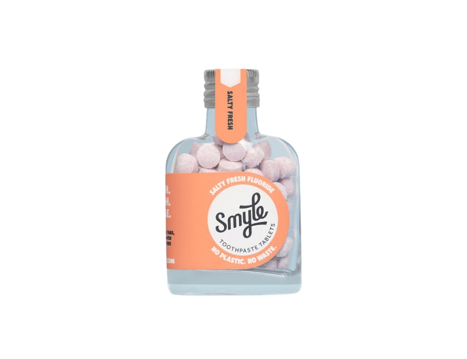 Smyle Zahnpasta Tabs Salzy frisch - Flasche 65st. - mit Fluorid