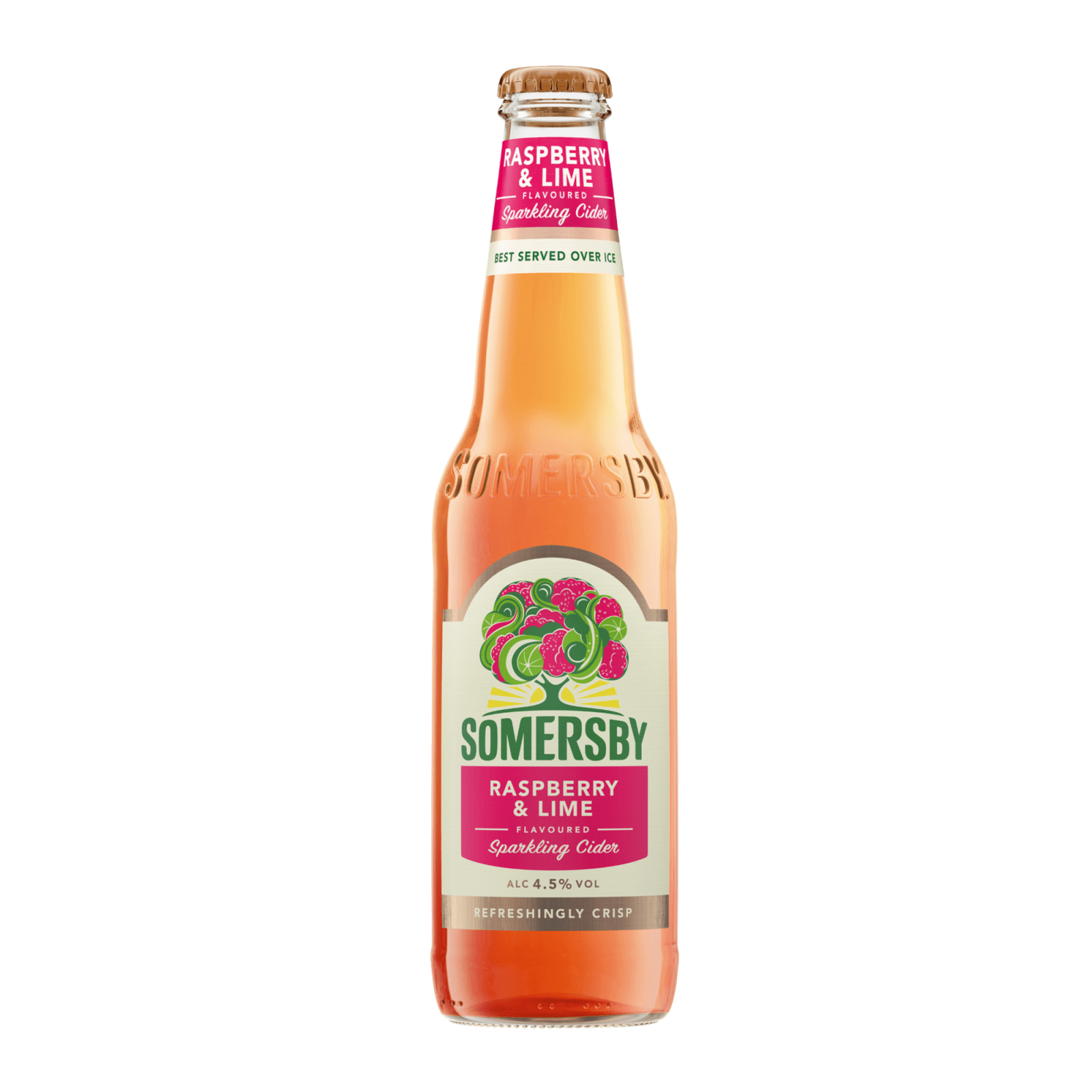 Somersby Himbeer-Limetten-Apfelweinflasche (24x 33cl)