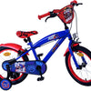 Sonic Prime Prime Children's Bike Boys 16 Zoll blau rot zwei Handbremsen