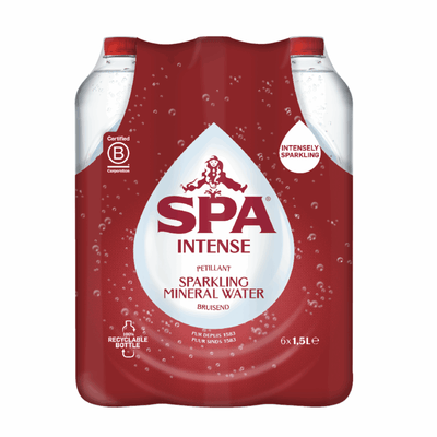 Spa-Intensivrot-Kappe (6x 1,5 Liter)