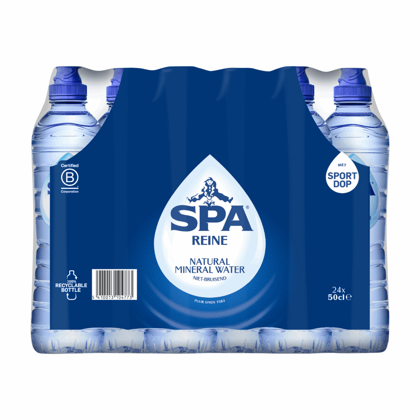 Spa reine blaue Sportkappe (24x 50cl)