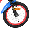 Spiderman Spider-Man Kinderfahrrad – Jungen – 14 Zoll – Blau Rot – Zwei Handbremsen