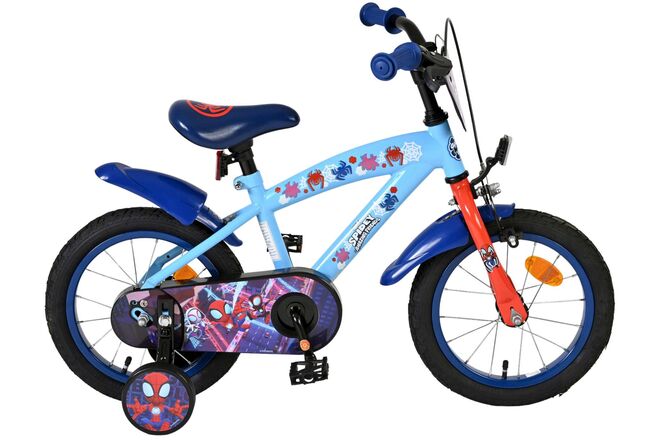 Spidey und seine tollen Freunde Spidey Kinderfahrrad – Jungen – 14 Zoll – Blau