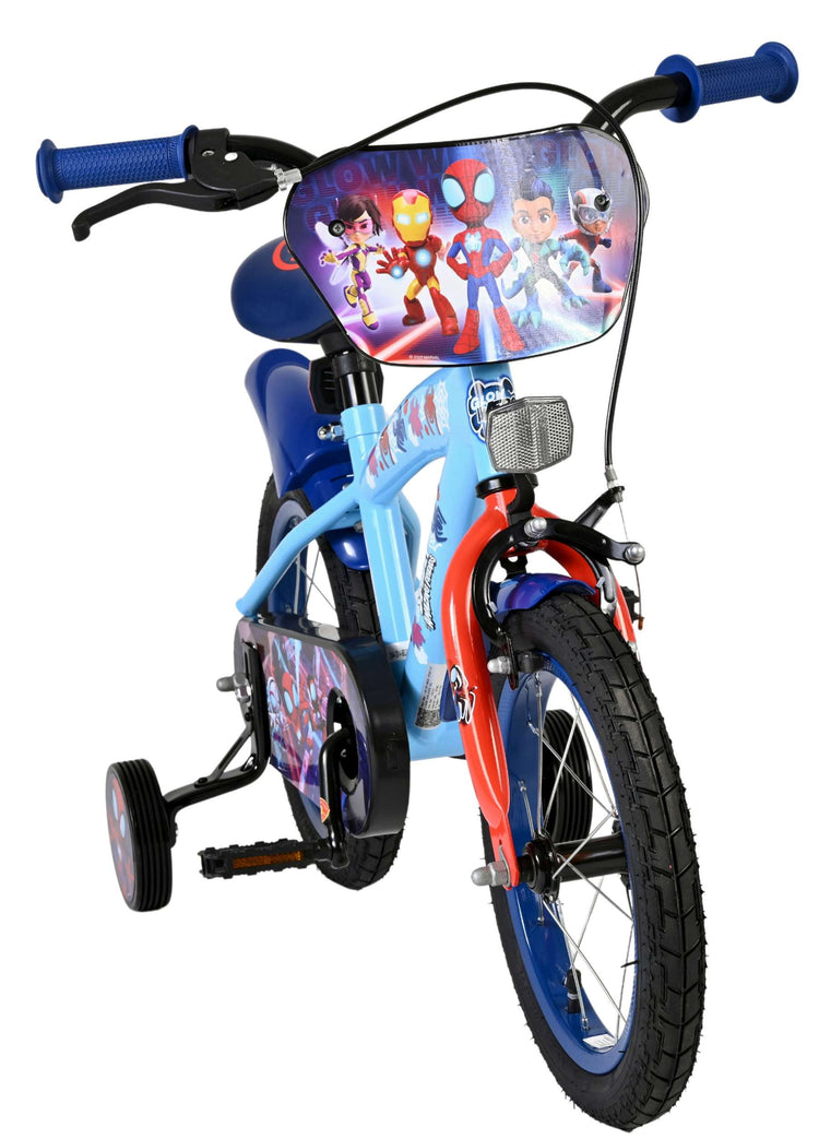 Spidey und seine tollen Freunde Spidey Kinderfahrrad – Jungen – 14 Zoll – Blau