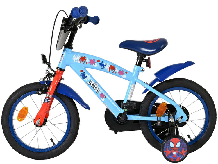 Spidey und seine tollen Freunde Spidey Kinderfahrrad – Jungen – 14 Zoll – Blau