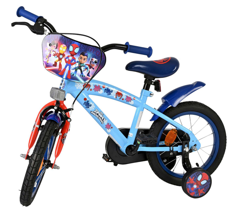 Spidey und seine tollen Freunde Spidey Kinderfahrrad – Jungen – 14 Zoll – Blau