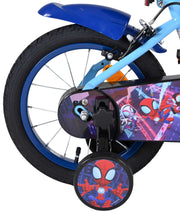 Spidey und seine tollen Freunde Spidey Kinderfahrrad – Jungen – 14 Zoll – blau rot – zwei Handbremsen - afbeelding 2
