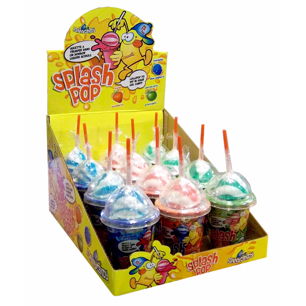 Lustiger Candy Splash Pop (12x 72gr)