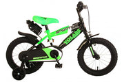 Volare Sportivo Kinderrad - Jungen - 14 Zoll - Neongrün schwarz - 95% versammelte - afbeelding 1
