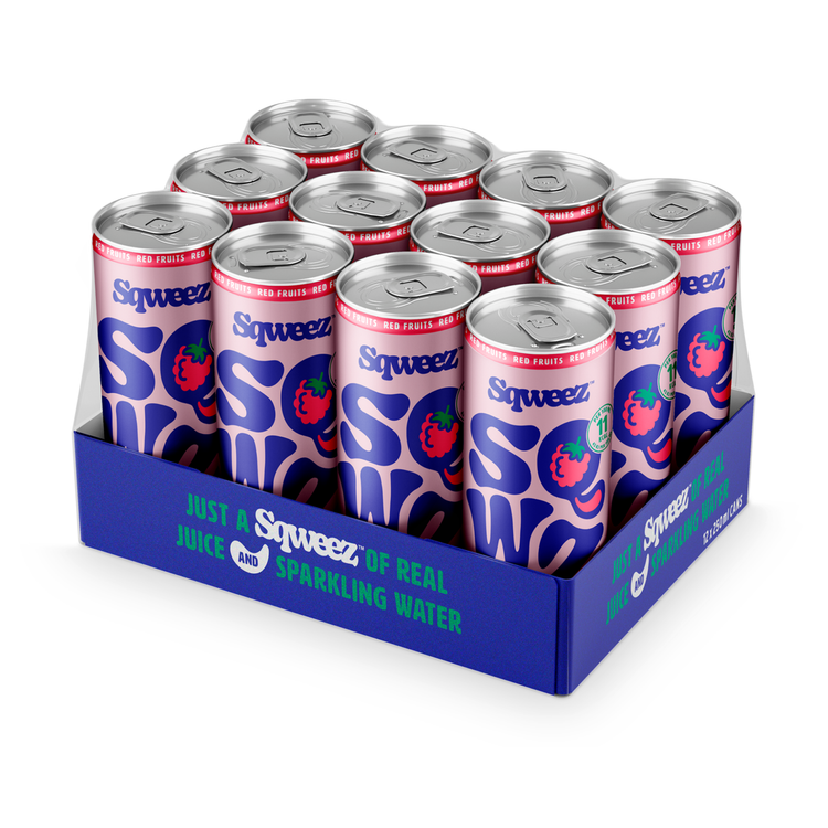 Sqweez rote Früchte Dose (12x 250ml)