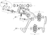Sram achterderailleur rival 1 rear derail. rival 1 11-sp.,alu - afbeelding 1