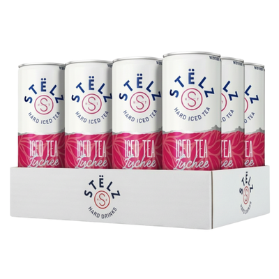 Stelz harter Eistee Litschi Dose (12x25 cl)