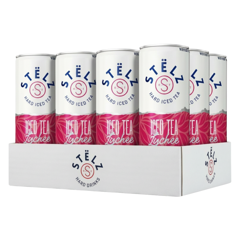 Stelz harter Eistee Litschi Dose (12x25 cl)
