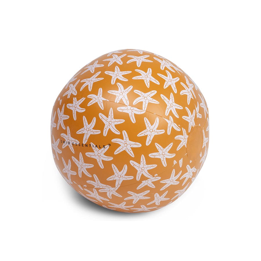 Seastar | Orange weißer Strandball Ø 51 cm
