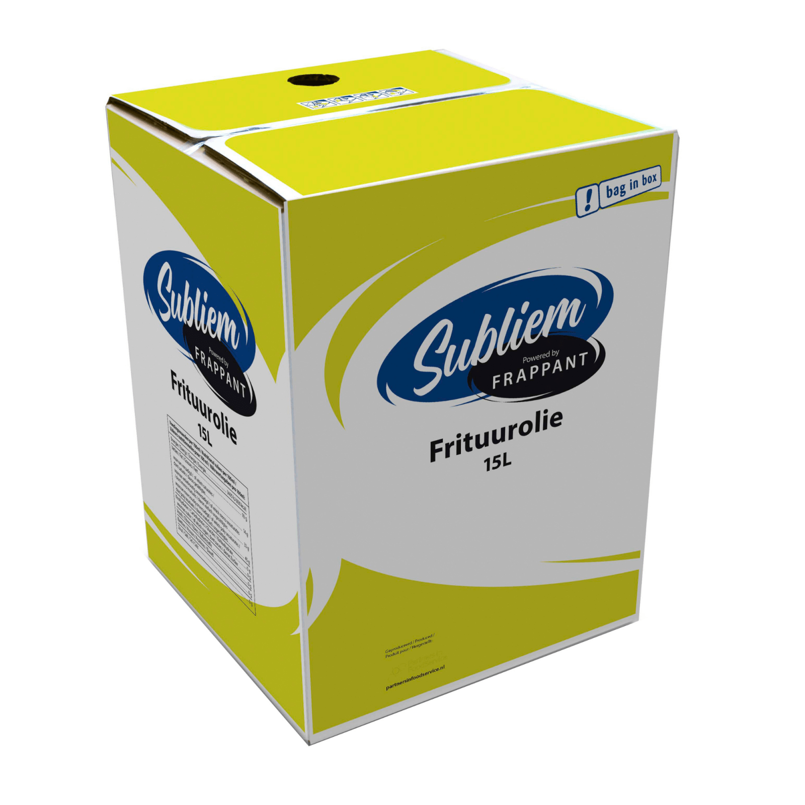 Sublime Frittierölbeutel im Karton (15 Liter)