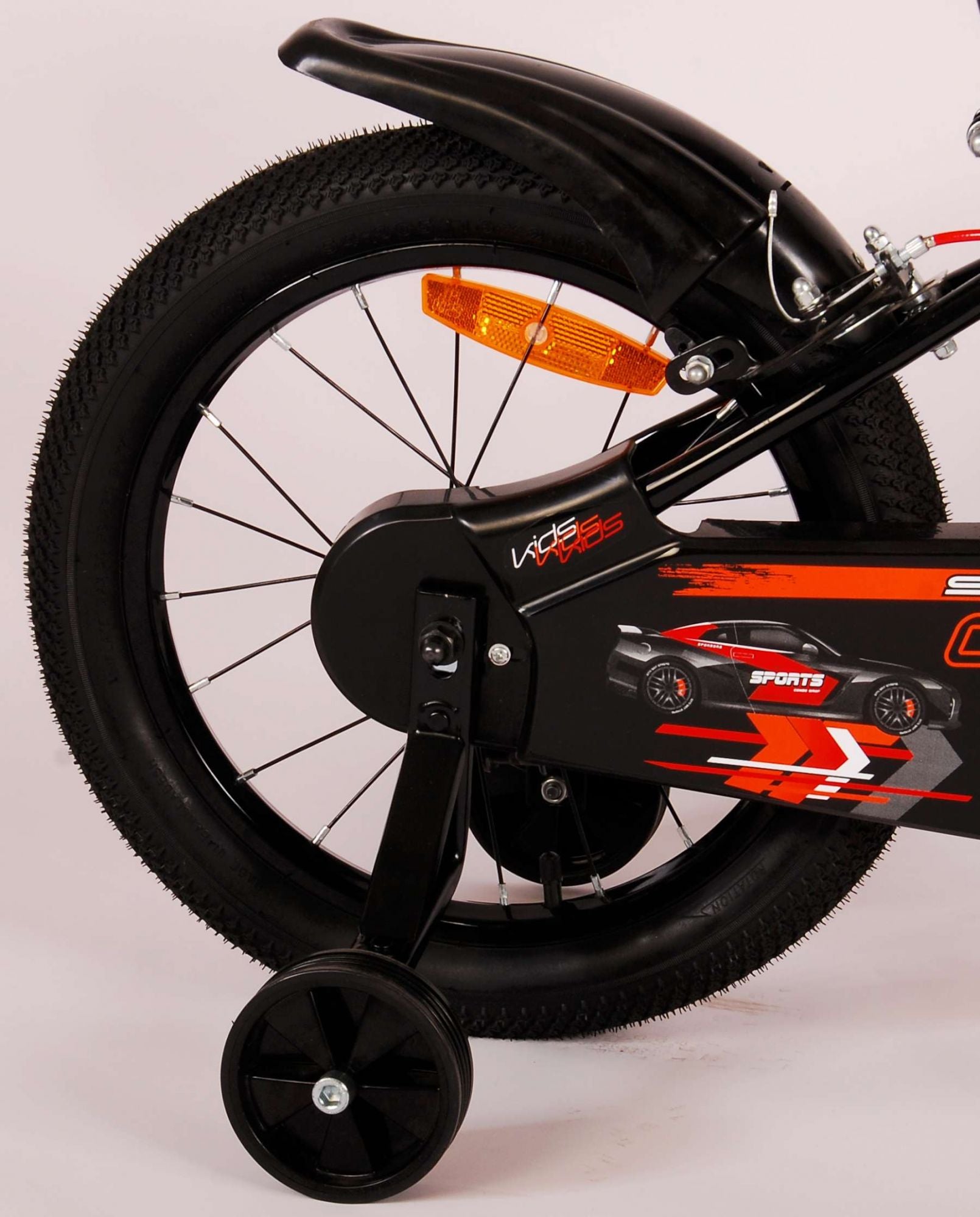 Volare Super GT Kinderbike - Jungen - 16 Zoll - Rot - Zwei Handbremsen