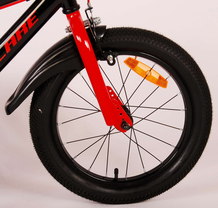 Volare Super GT Kinderbike - Jungen - 16 Zoll - Rot - Zwei Handbremsen