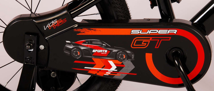 Volare Super GT Kinderbike - Jungen - 16 Zoll - Rot - Zwei Handbremsen