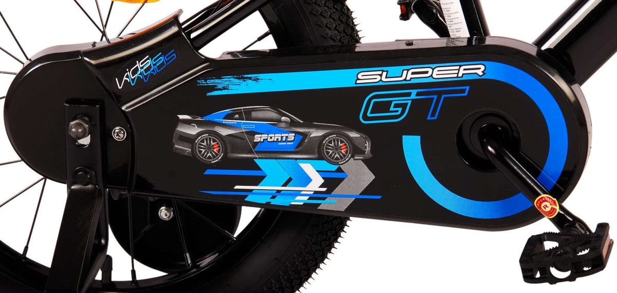 Volare Super GT Kinderrad - Jungen - 16 Zoll - Blau - Zwei Handbremsen