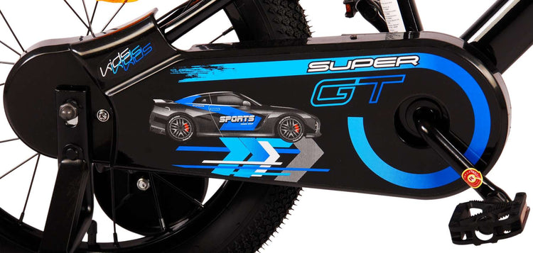 Volare Super GT Kinderrad - Jungen - 16 Zoll - Blau - Zwei Handbremsen