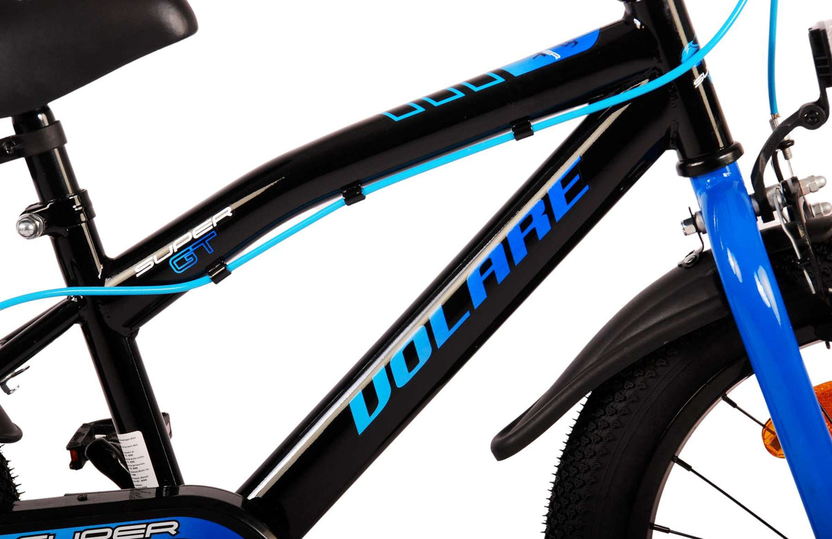 Volare Super GT Kinderrad - Jungen - 16 Zoll - Blau - Zwei Handbremsen