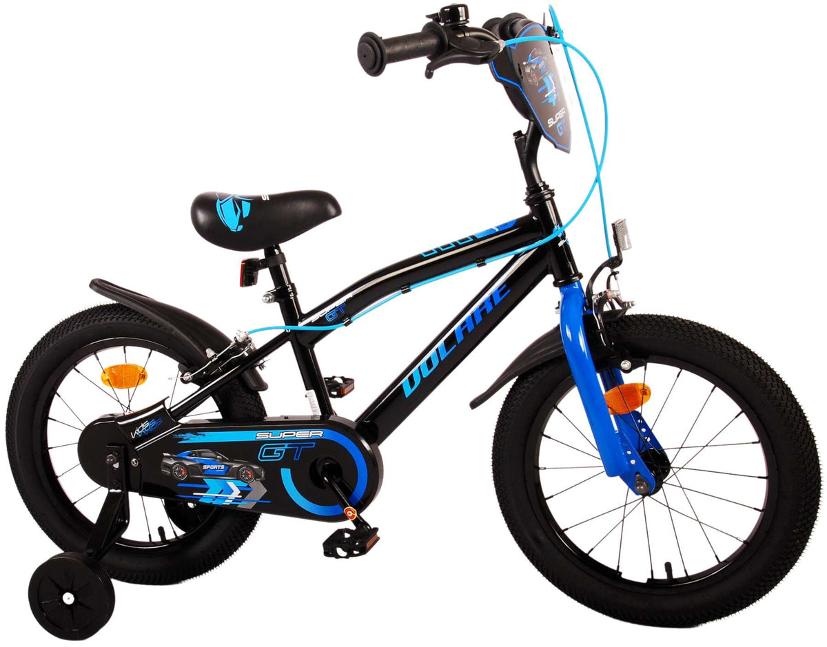 Volare Super GT Kinderrad - Jungen - 16 Zoll - Blau - Zwei Handbremsen