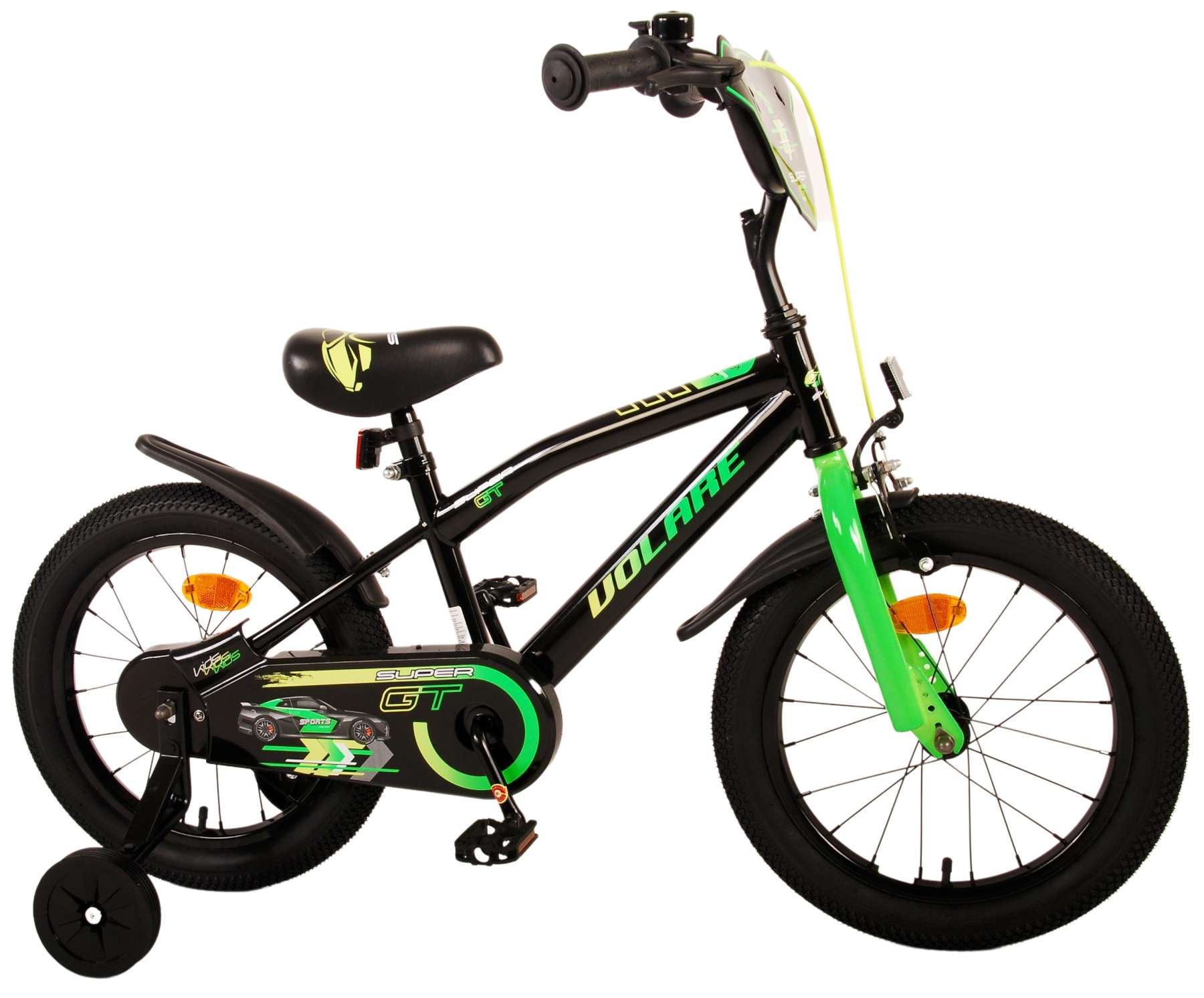 Volare Super GT Kinderbike - Jungen - 16 Zoll - Grün