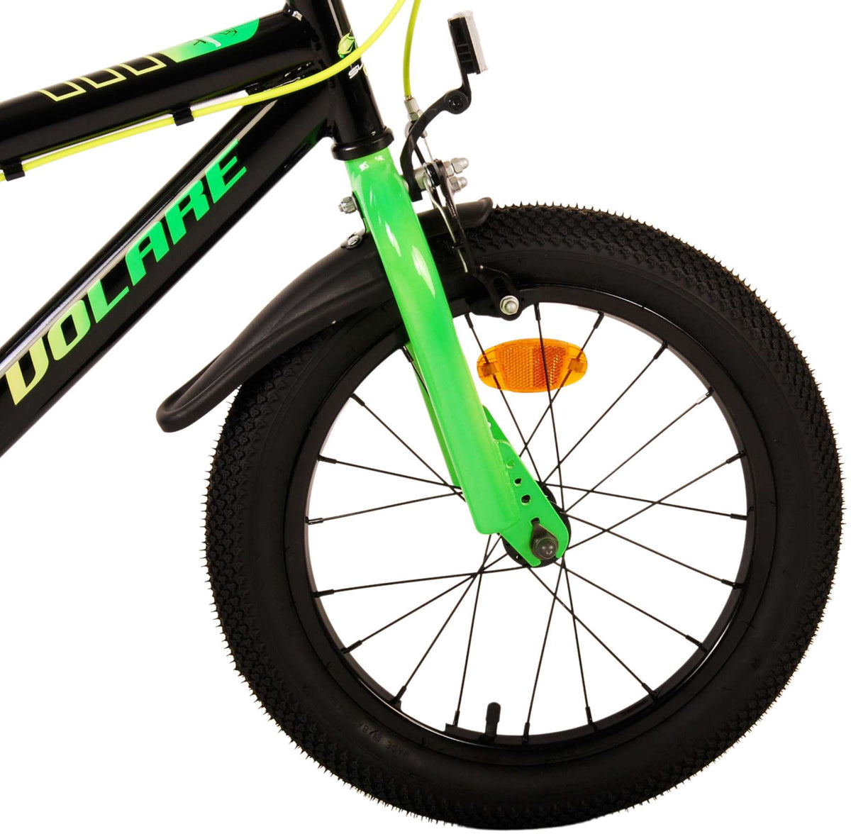 Volare Super GT Kinderrad - Jungen - 16 Zoll - Grün - Zwei Handbremsen