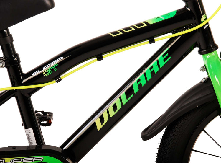 Volare Super GT Kinderrad - Jungen - 16 Zoll - Grün - Zwei Handbremsen