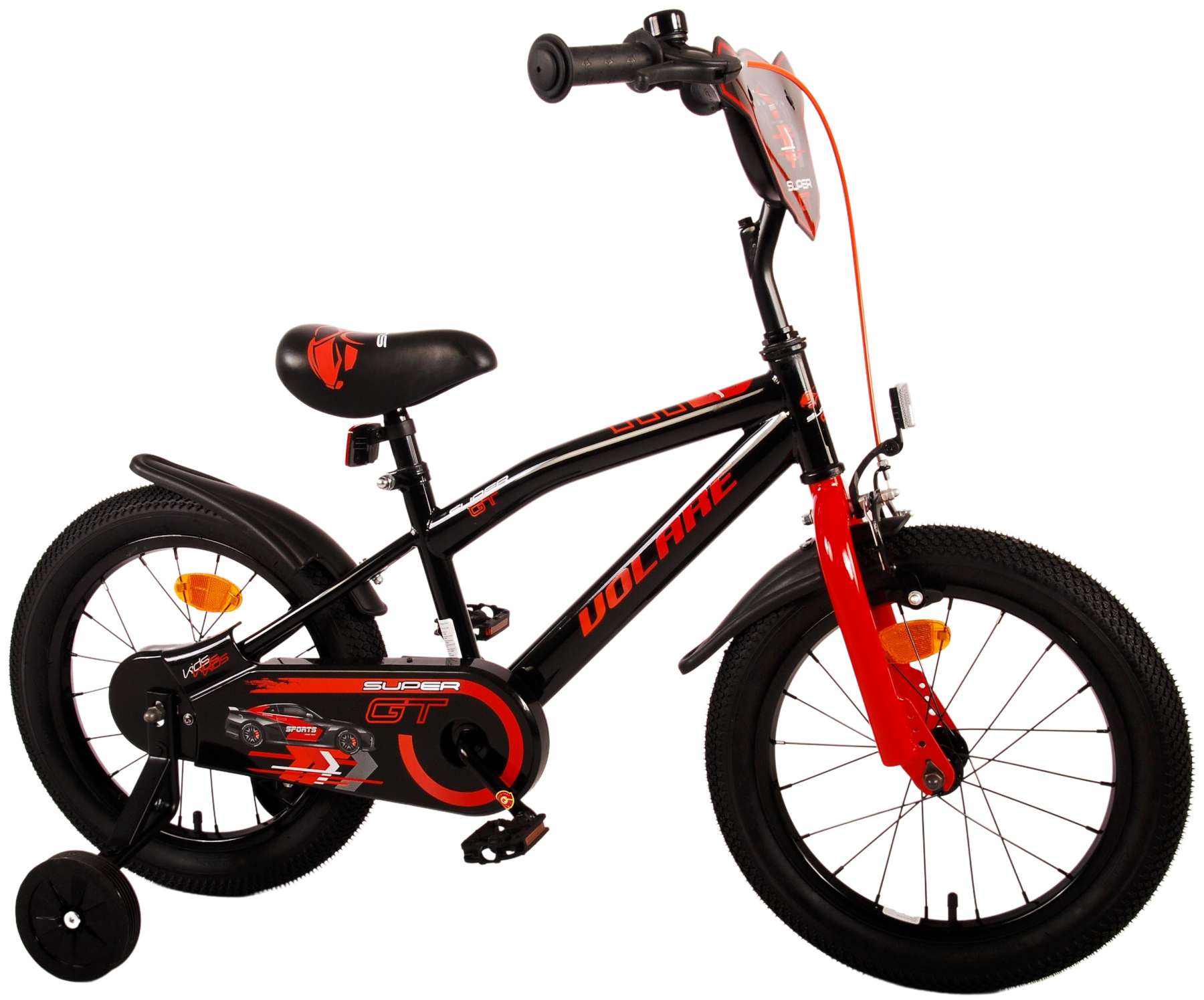 Volare Super GT Kinderbike - Jungen - 16 Zoll - Rot