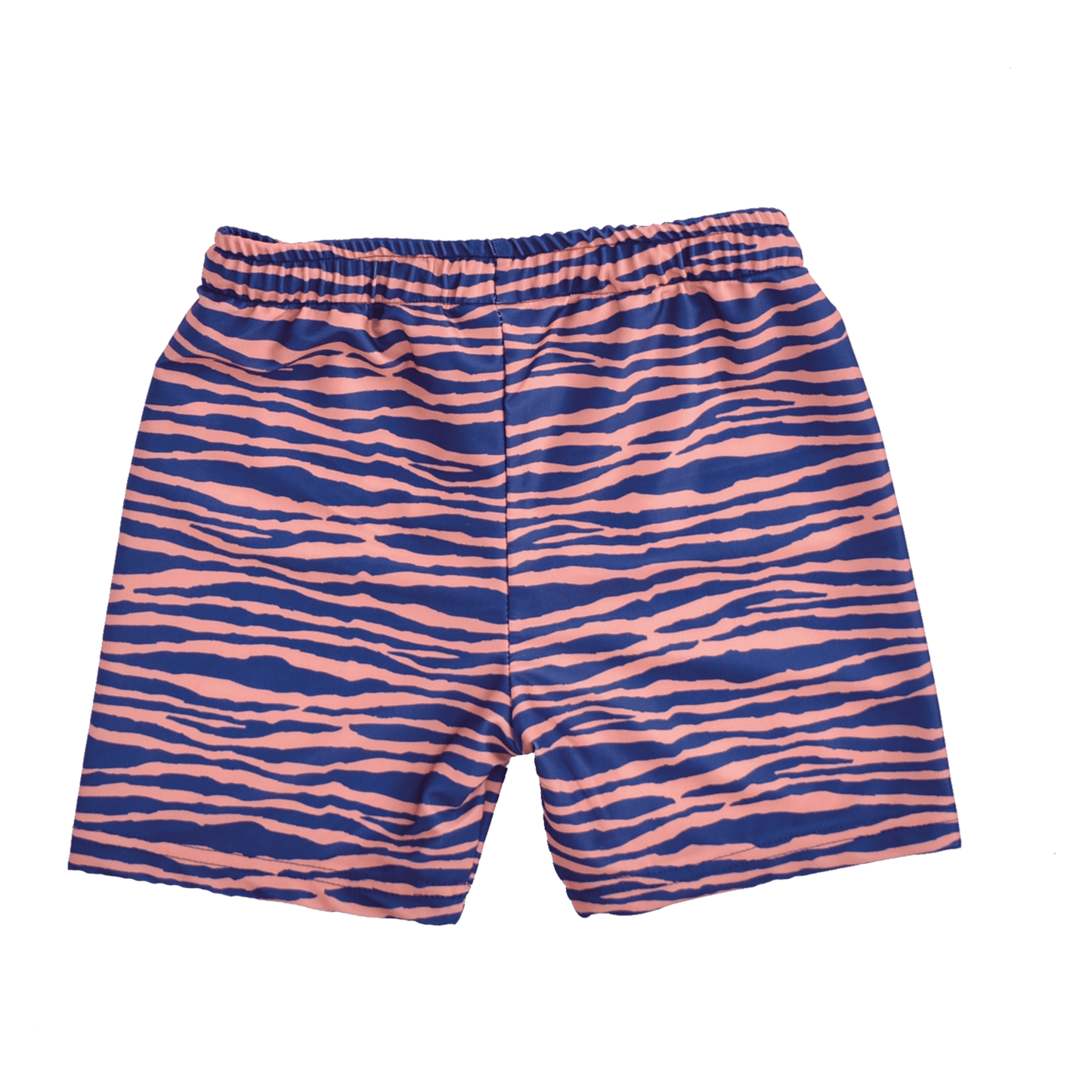 Lebendige Streifen | Blue Orange UV Schwimmboxerjungen