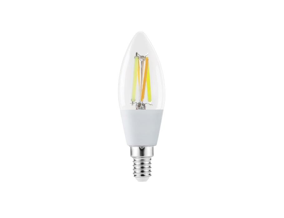 Sylvania Sylsmart - LED -Lampe E14 - Kerze - Clear - 470lm - 2000-6500K - dimmbar