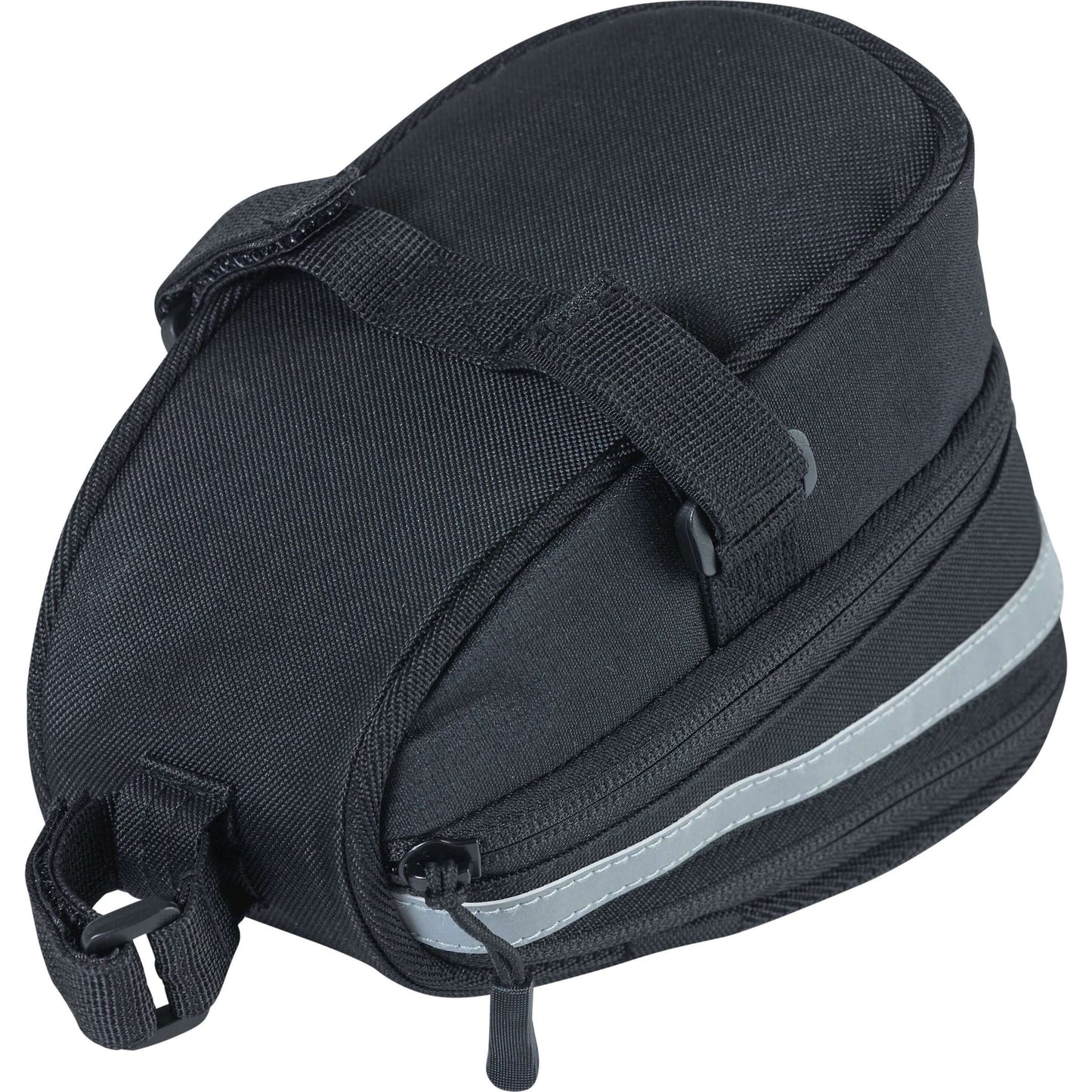 Basil Mada Saddlebag - Kompakt, schwarz, 1L, Klettverschluss, Fahrradzubehör