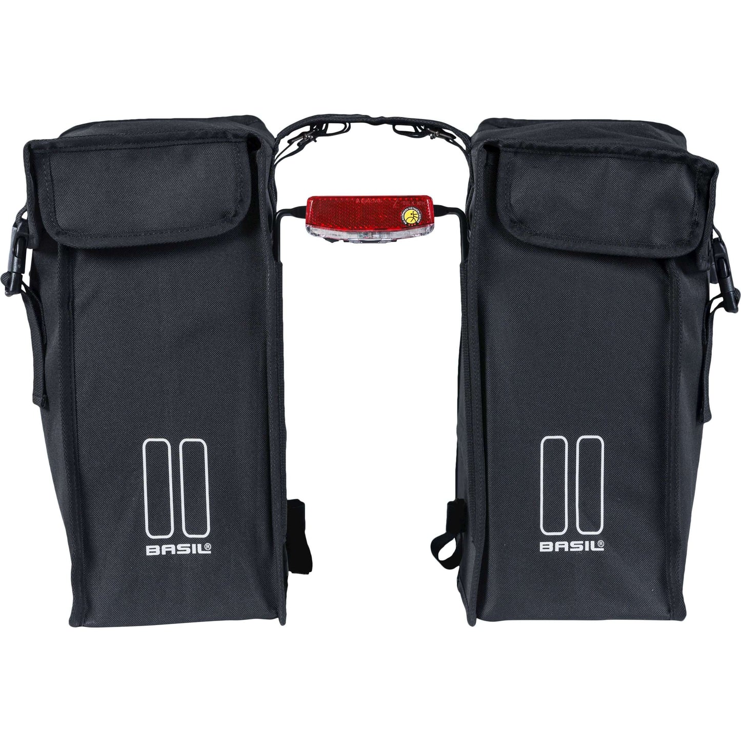 Basil Mara XXL doppelte Fahrradtasche - 47L - Ladies Men's - City City - Schwarz